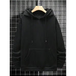 1 Pc Men's Fleece Plain Hoodie