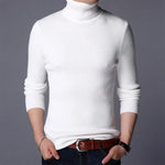 1 Pc Men's Ribbed Plain Highneck