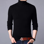 1 Pc Men's Ribbed Plain Highneck