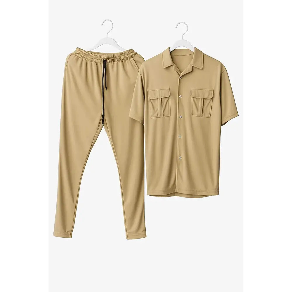 2 Pcs Men's Dri-Fit Plain Track Suit