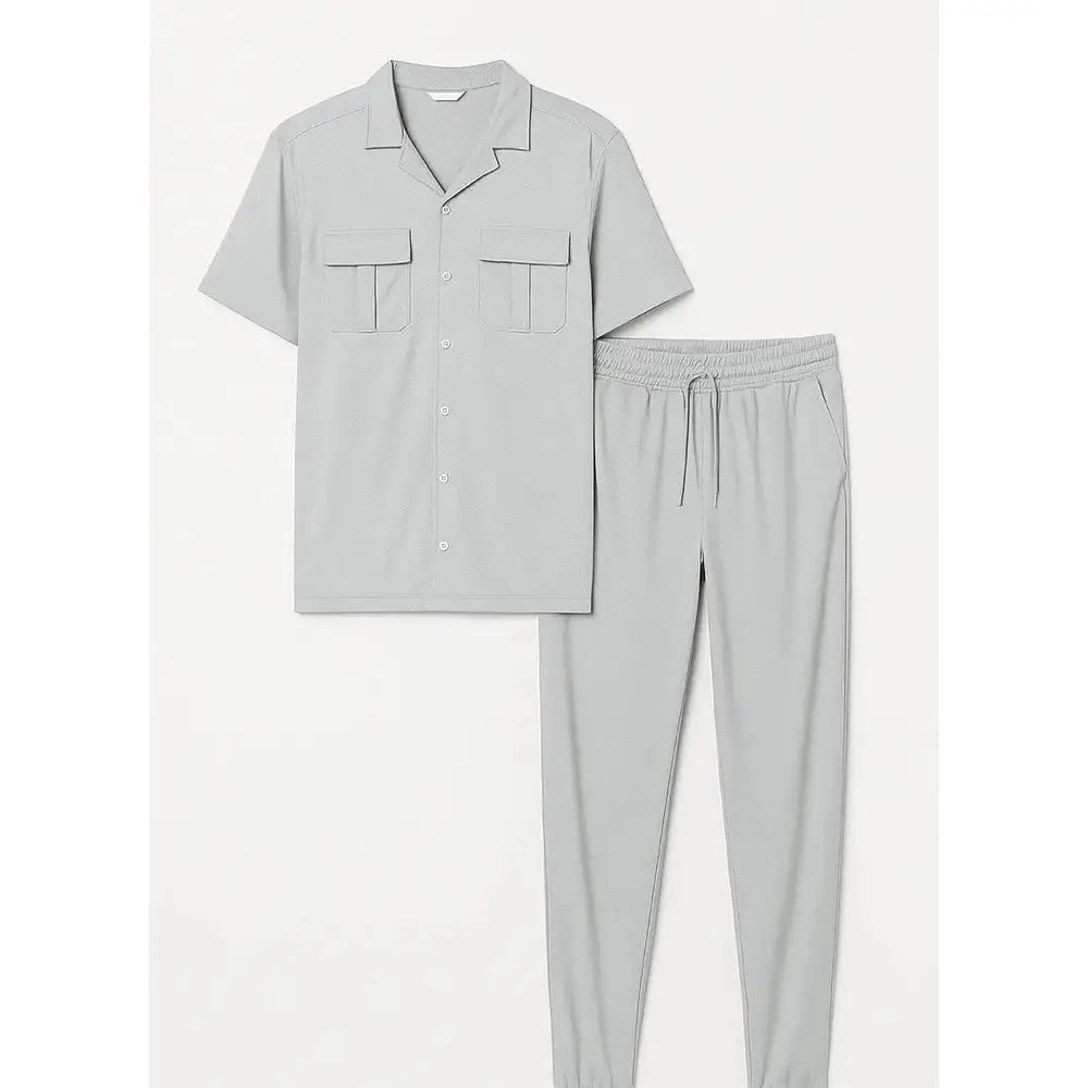 2 Pcs Men's Dri-Fit Plain Track Suit