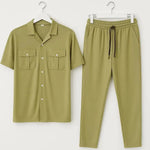 2 Pcs Men's Dri-Fit Plain Track Suit
