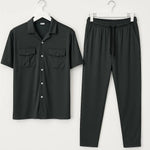 2 Pcs Men's Dri-Fit Plain Track Suit