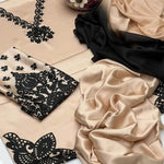 3 Pcs Women's Unstitched Digital Print Suit