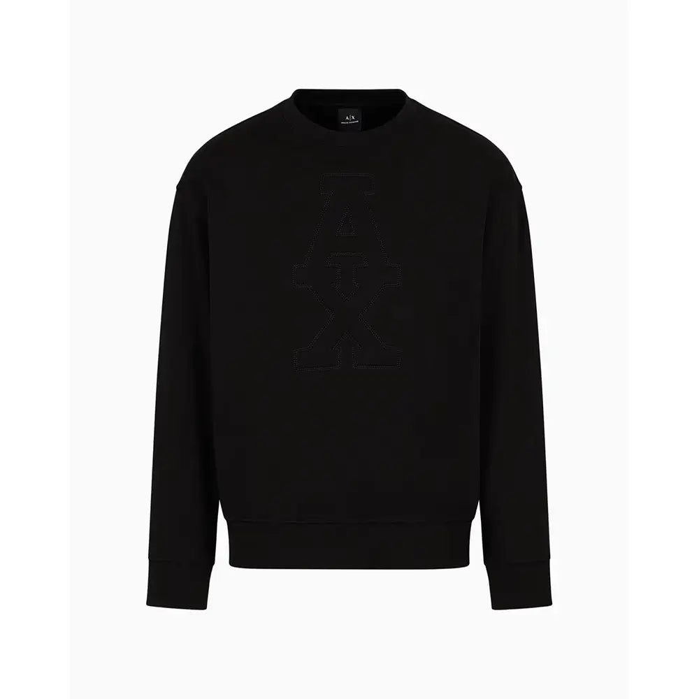 Classic Men's Full Sleeve Cotton Sweater - 1 Pc in Black
