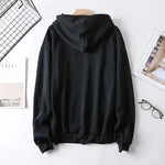 Comfortable Fleece Hoodie - Plain Style for All-Day Wear