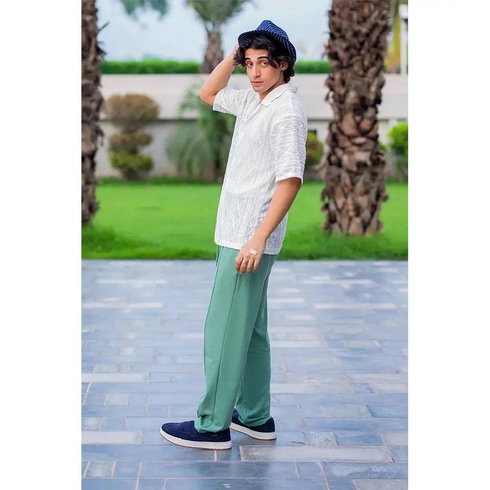 Lagoon Drift White Shirt