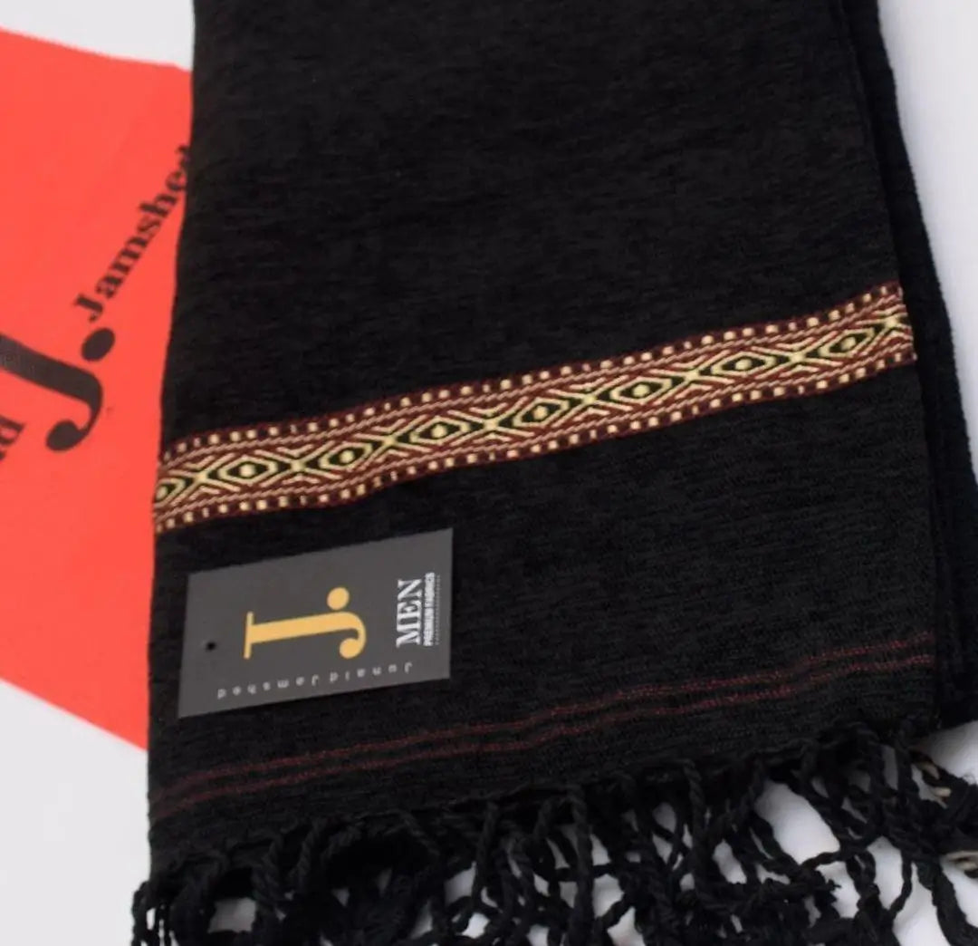 Luxurious Embroidered Velvet Shawl