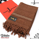 Luxurious Embroidered Velvet Shawl