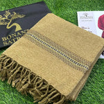 Luxurious Velvet Plain Shawl