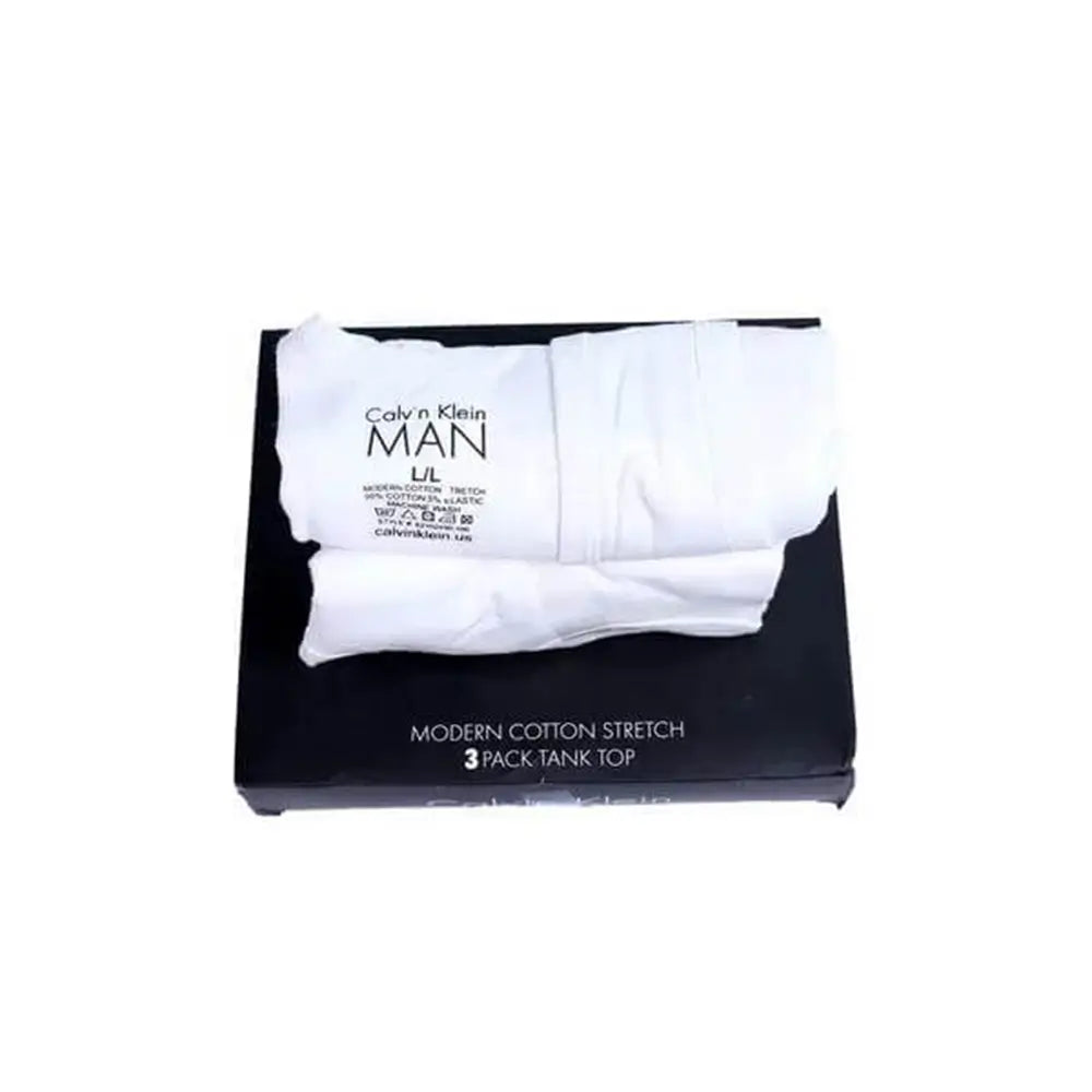 Men's Calvin Klein Cotton Vest (Pack Of 3)