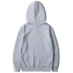 Men's Cotton Plain Round Neck Hoodie - 1 Pc, Stylish Grey Casual Wear