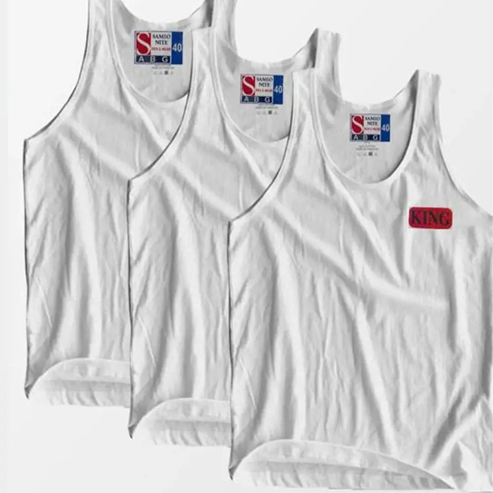 Men's Cotton Samsonite Vest (Pack Of 3)