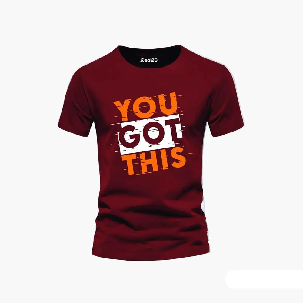 Men's Graphics T Shirt Half Pack of 4 (Just Only)