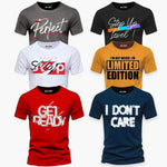 Men's Graphics T Shirt Half Pack of 6 (Get Ready)