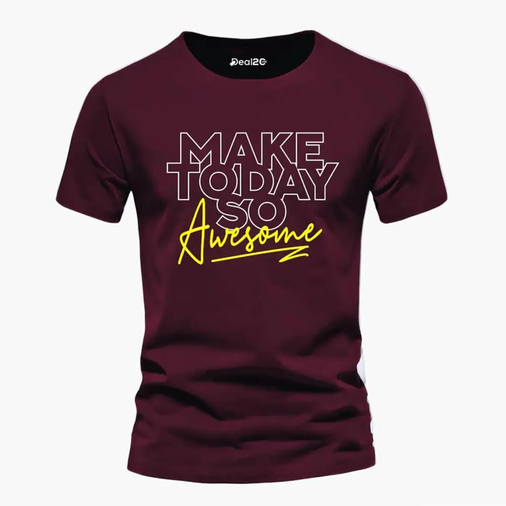 Men's Multicolor Cotton Jersey T-Shirts - 6 Pcs (I Don't Care)