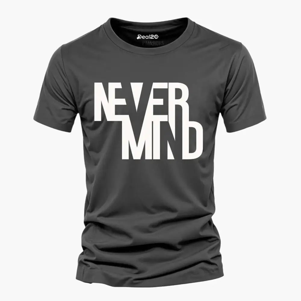 Men's Multicolor Cotton Jersey T-Shirts - 6 Pcs (I Don't Care)