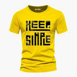Men's Multicolor Cotton Jersey T-Shirts - 6 Pcs (I Don't Care)