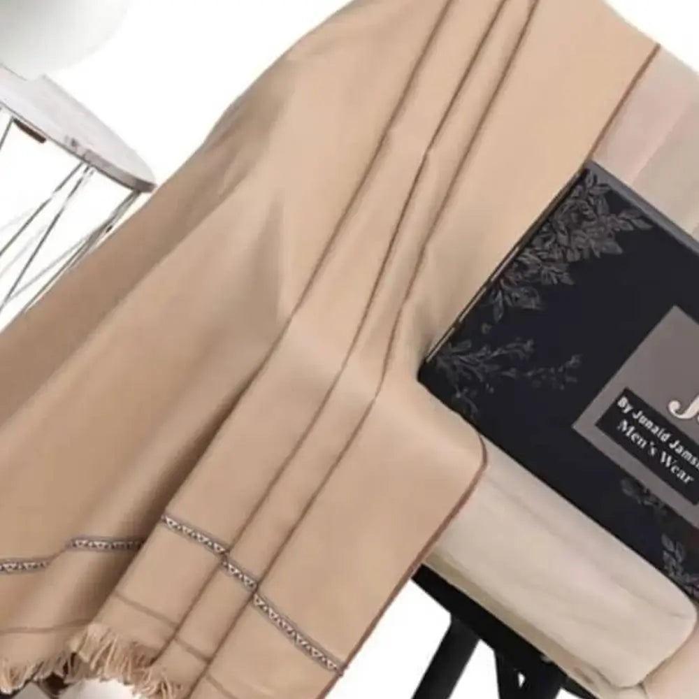Men's J Dot Wool Plain Shawl
