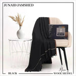 Men's J Dot Wool Plain Shawl