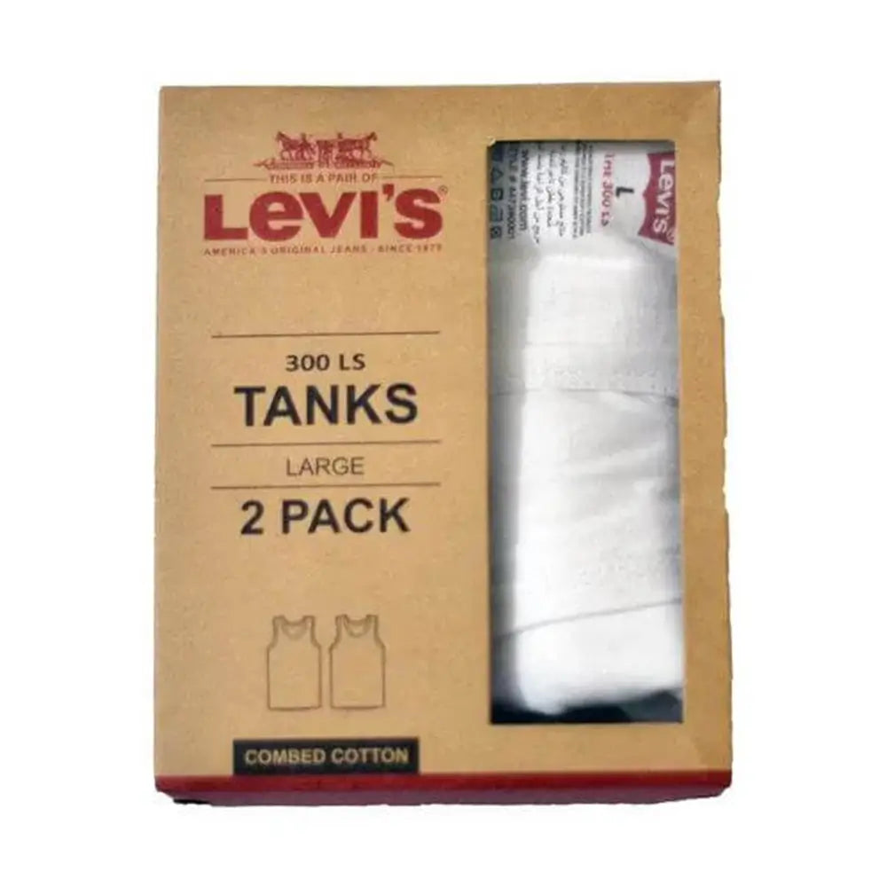 Men's Levi's Cotton Tanks (Pack Of 2)