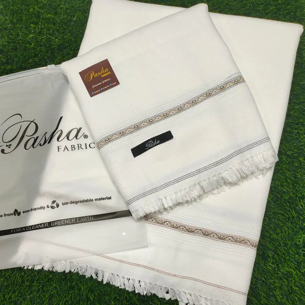Men's Pashmina Wool Zari Shawl