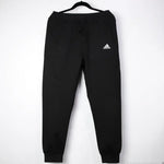 Men's Plain Black Polyester Jogger Pants - 1 Pc