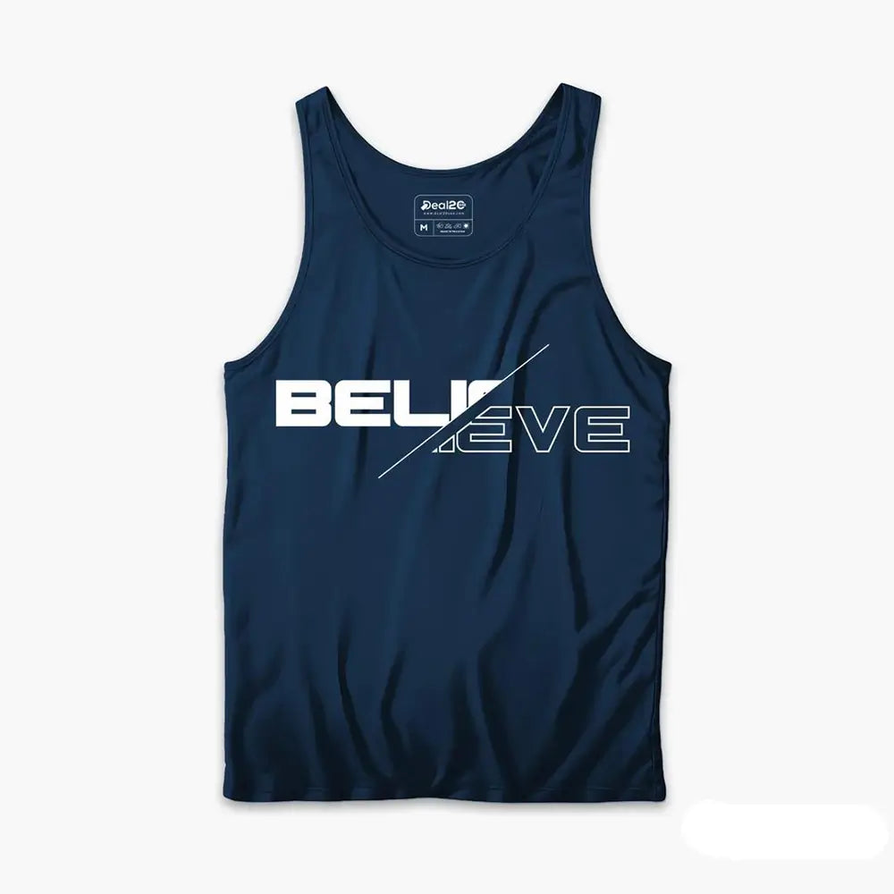 Men's Printed Sando Tanks For Men's, Pack of 3 (Believe)