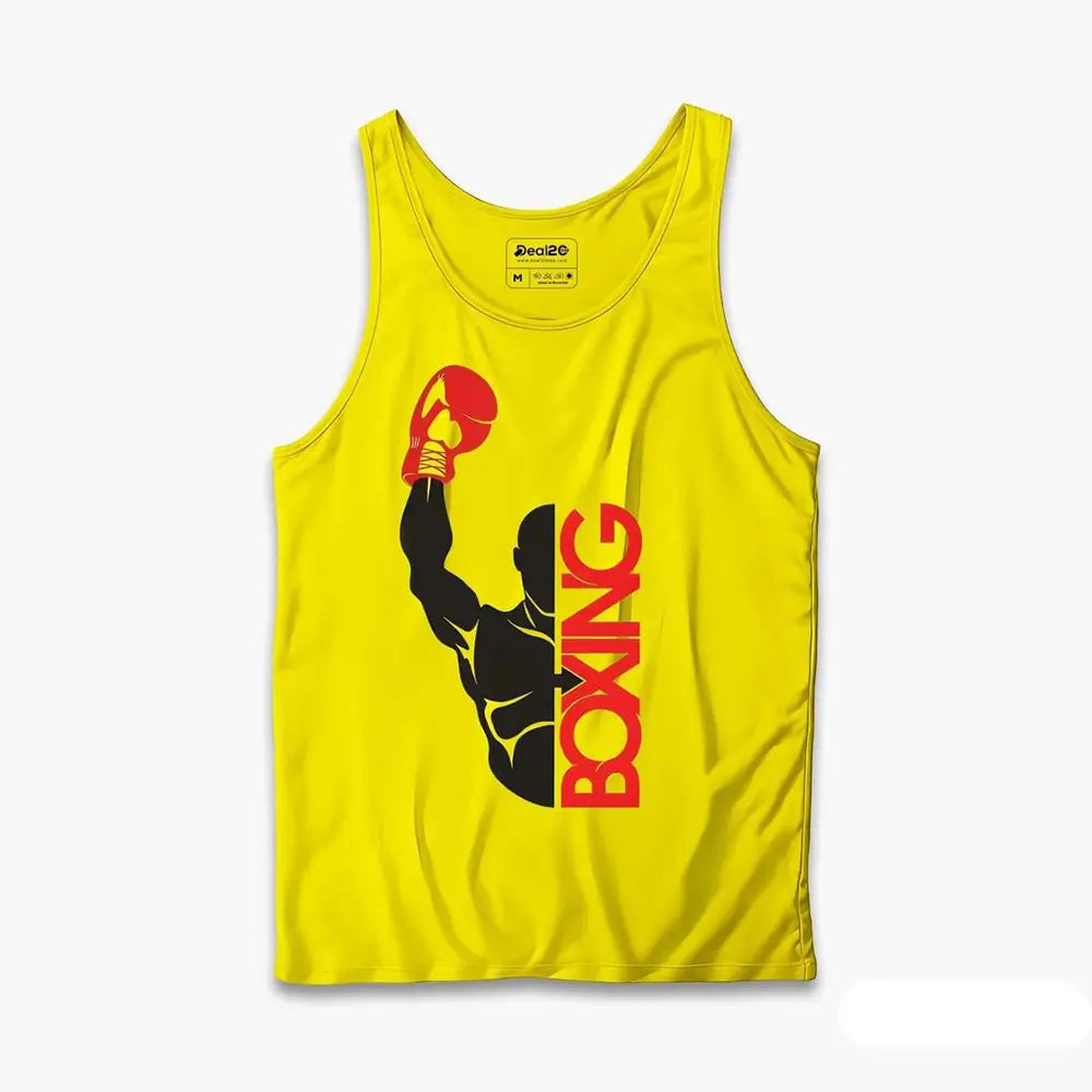 Men's Printed Sando Tanks For Men's, Pack of 3 (Boxing)