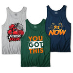 Men's Printed Sando Tanks For Men's, Pack of 3 (Y.G.T)
