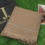 Men's Stylish Plain Wool Shawl