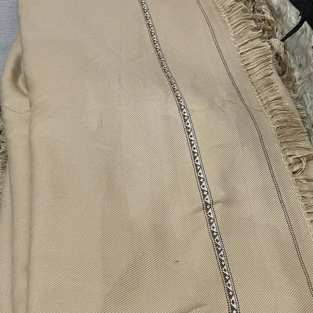 Men's Stylish Plain Wool Shawl