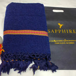 Velvet Embroidered Border Shawl