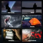 COB USB Charged Portable LED Key Chain Light