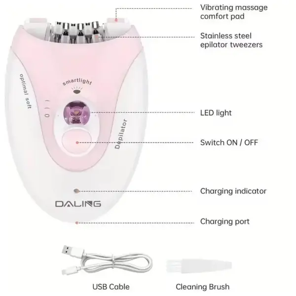 Daling DL-6032 Ladies' Electric Hair Remover