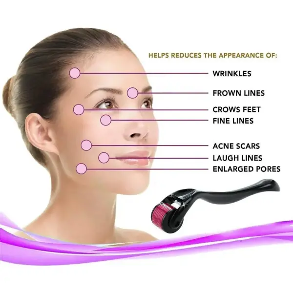 Derma Roller Titanium 540 Needles Derma Roller