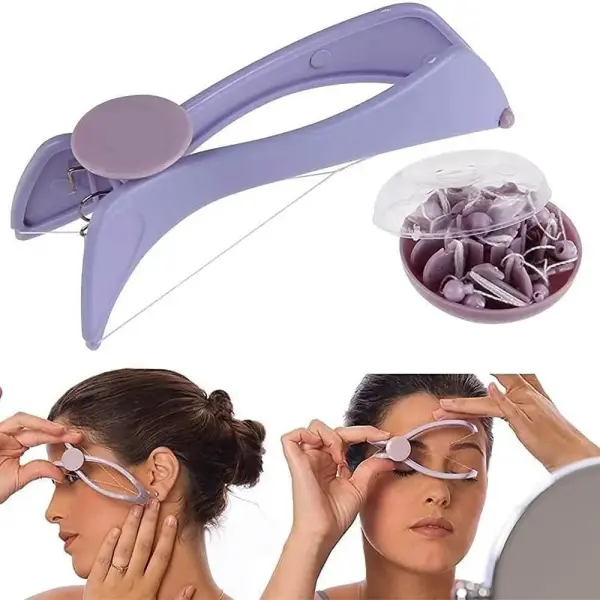 Eyebrow And Face Hair Threading Tweezers Kit