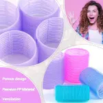 Hair Curling Roller ABS Plastic 1.73" Pink