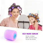 Hair Curling Roller ABS Plastic 1.73" Pink