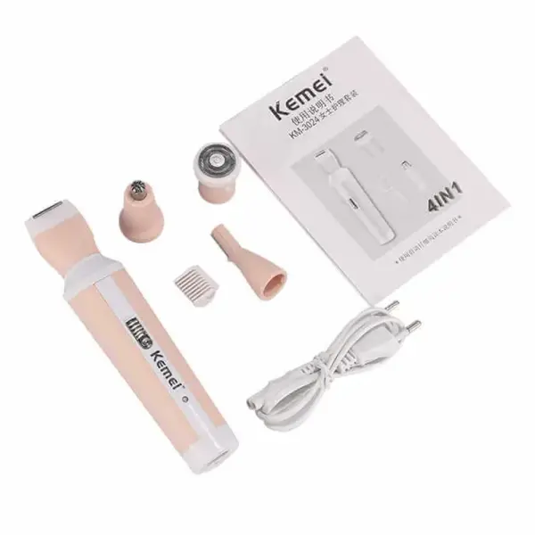 Kemei Hair Removal 4 In 1 For Women ๐ธ