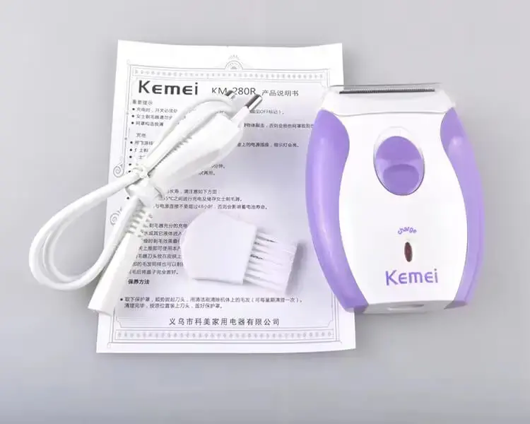 kemei-km-280R-hair-removal-shaver-for-women-07