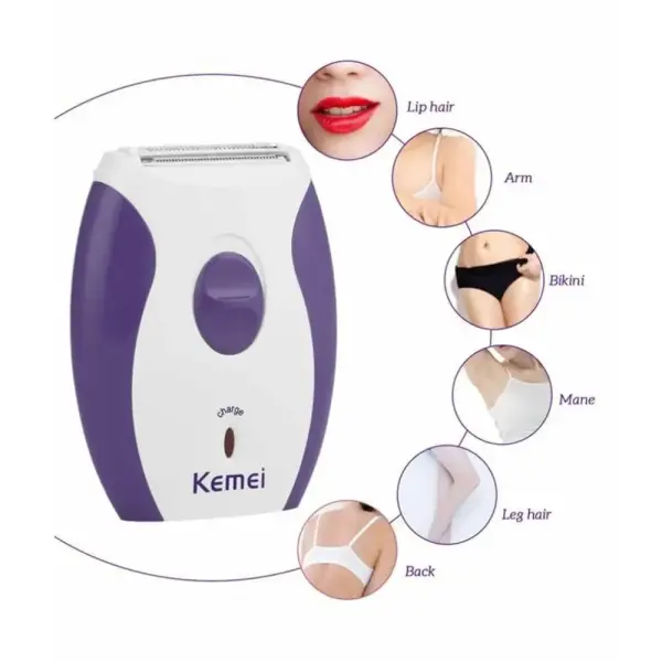 Kemei KM-280R Hair Removal Shaver for Women