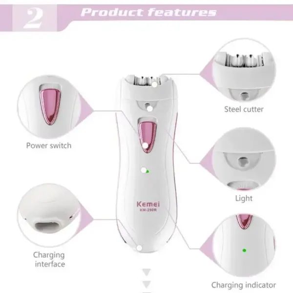 Kemei KM-290R Hair Clipper & Trimmer