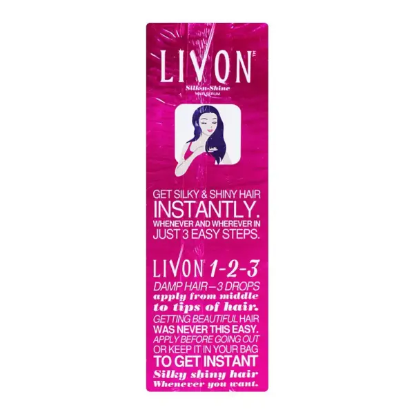 Livon Aloe Vera & Vitamin E Instant Silky & Shiny Hair Serum - 100ml