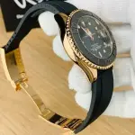Men's Rolex Submariner Gold Black Water Resistant Watch
