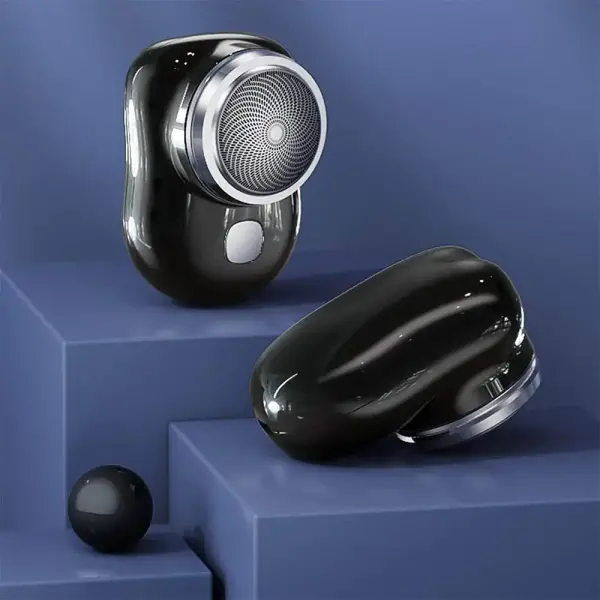 Mini-Shave Portable Electric Shaver - Black