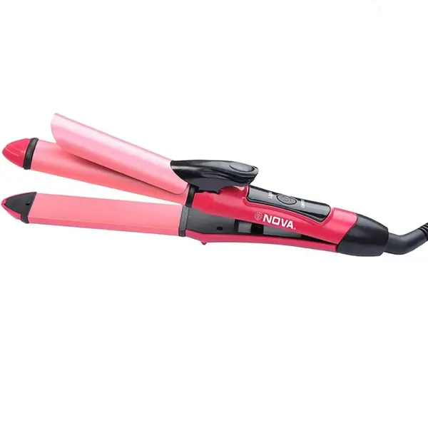 NOVA - NHS 800 2 In 1 Hair Straightener And Curler
