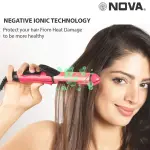 NOVA - NHS 800 2 In 1 Hair Straightener And Curler