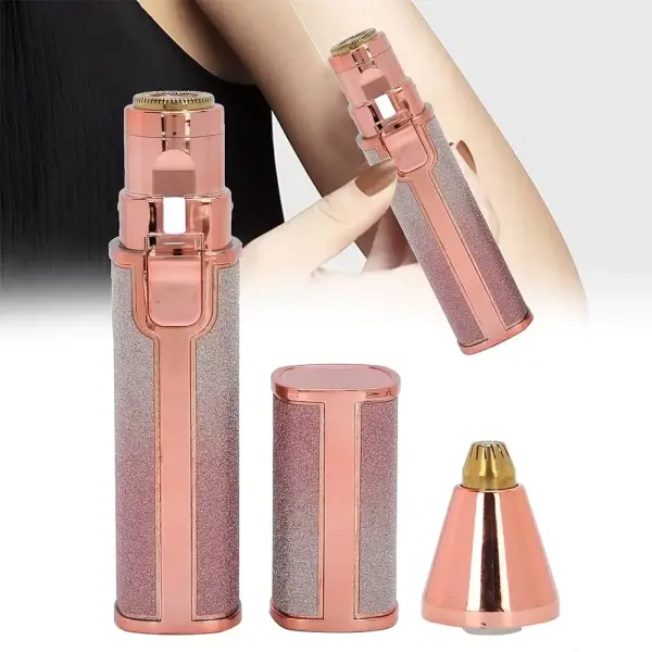 Rechargeable Facial Hair Removal Eyebrow Trimmer 2 In 1