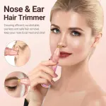 Rechargeable Facial Hair Removal Eyebrow Trimmer 2 In 1